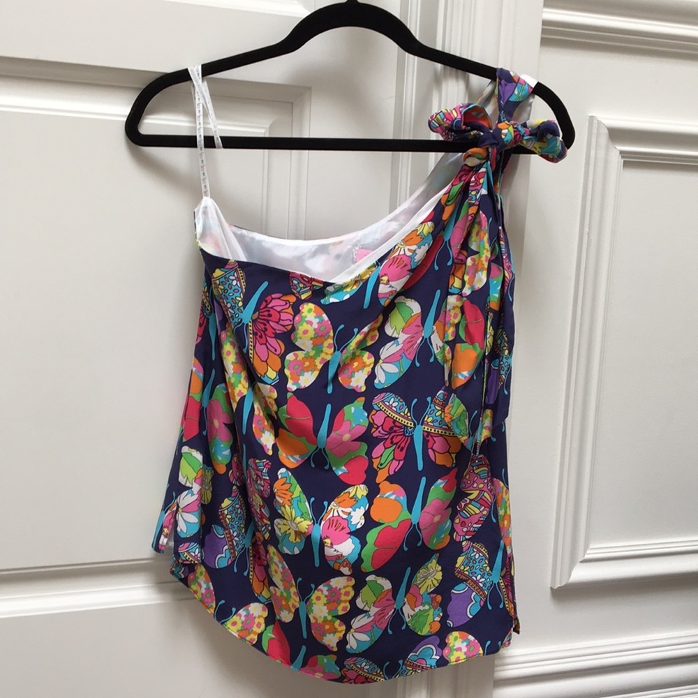 Lilly Pulitzer one-shoulder top